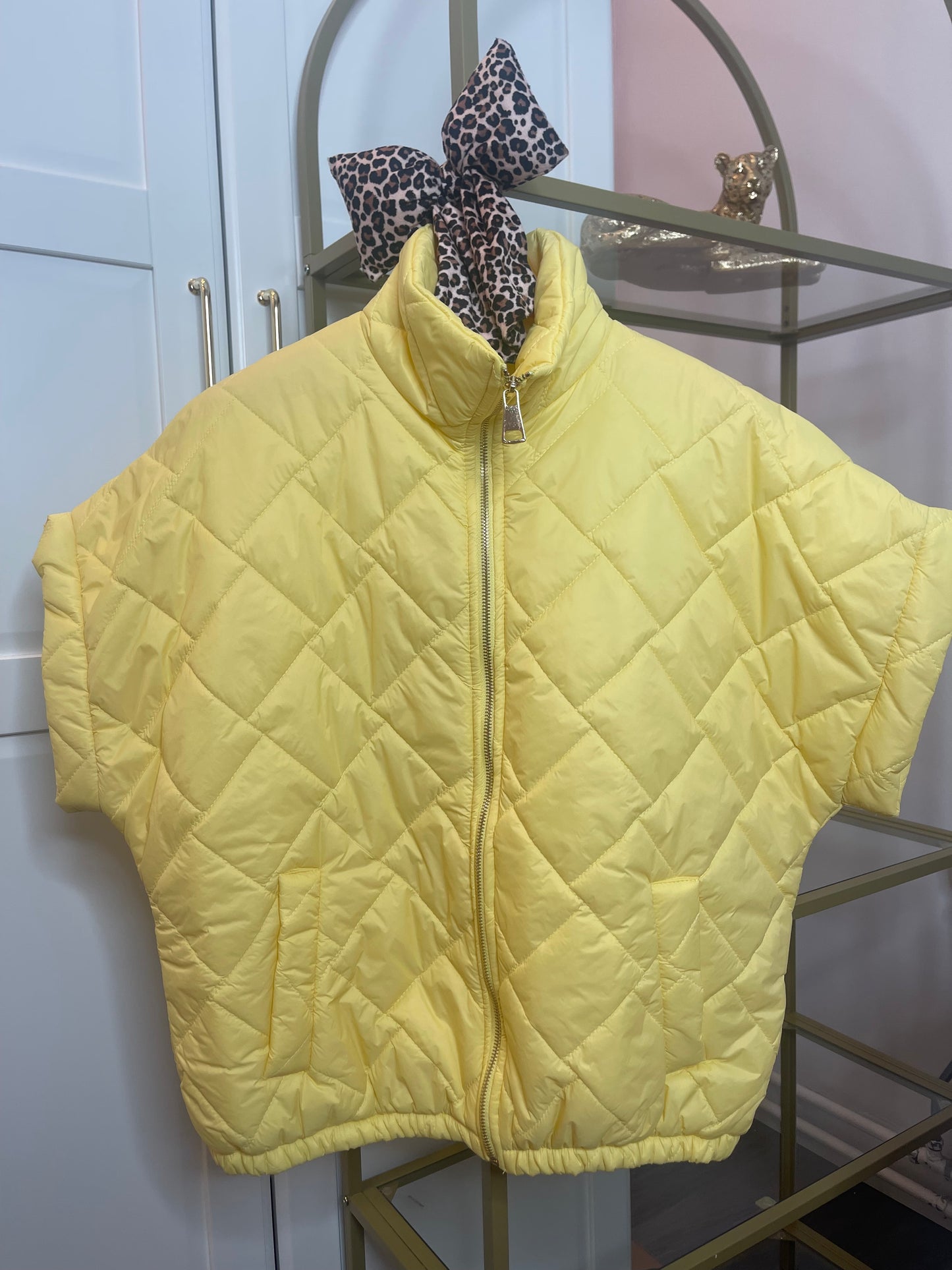 Bodywarmer geel