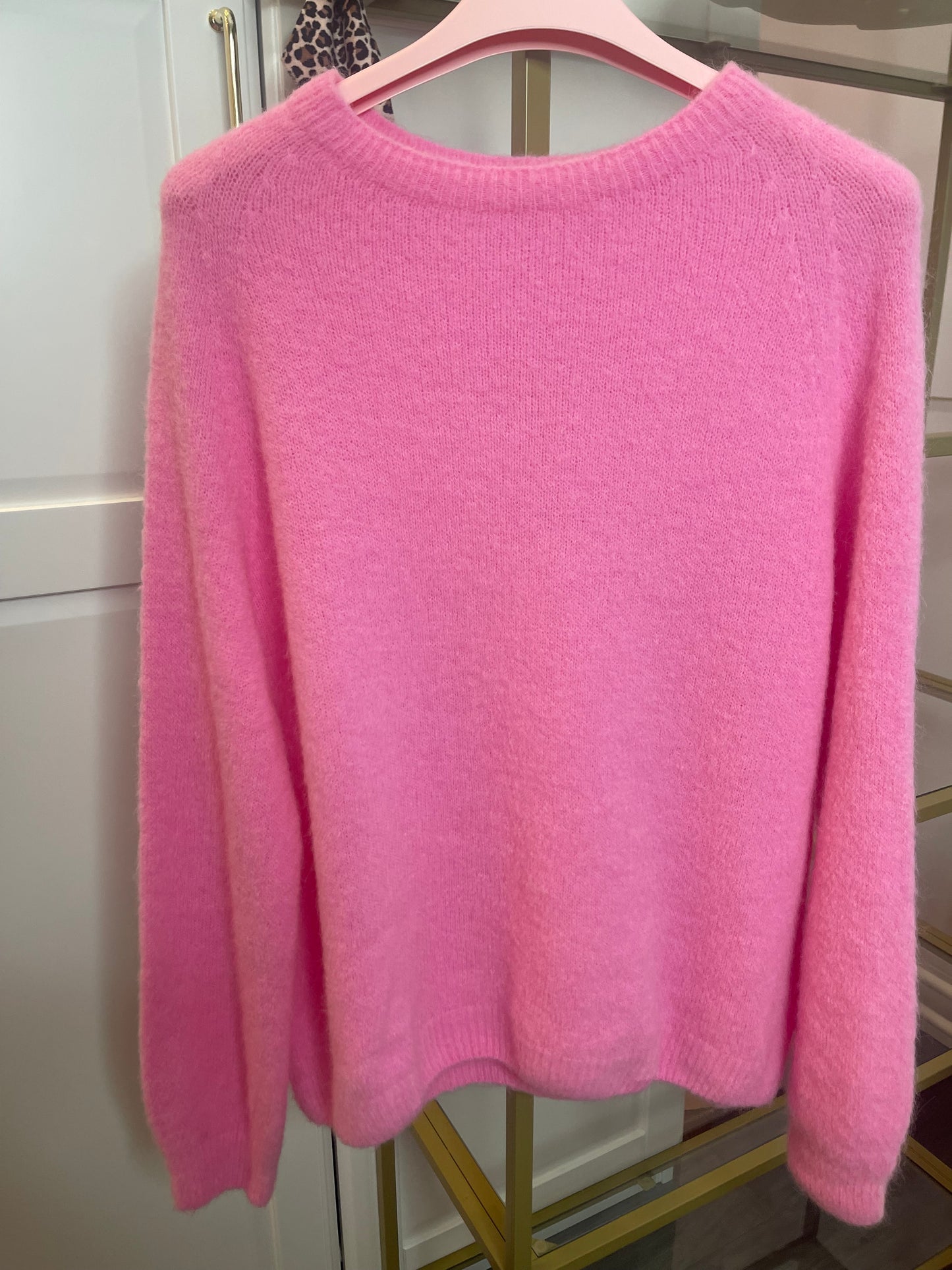 Alpaca trui roze