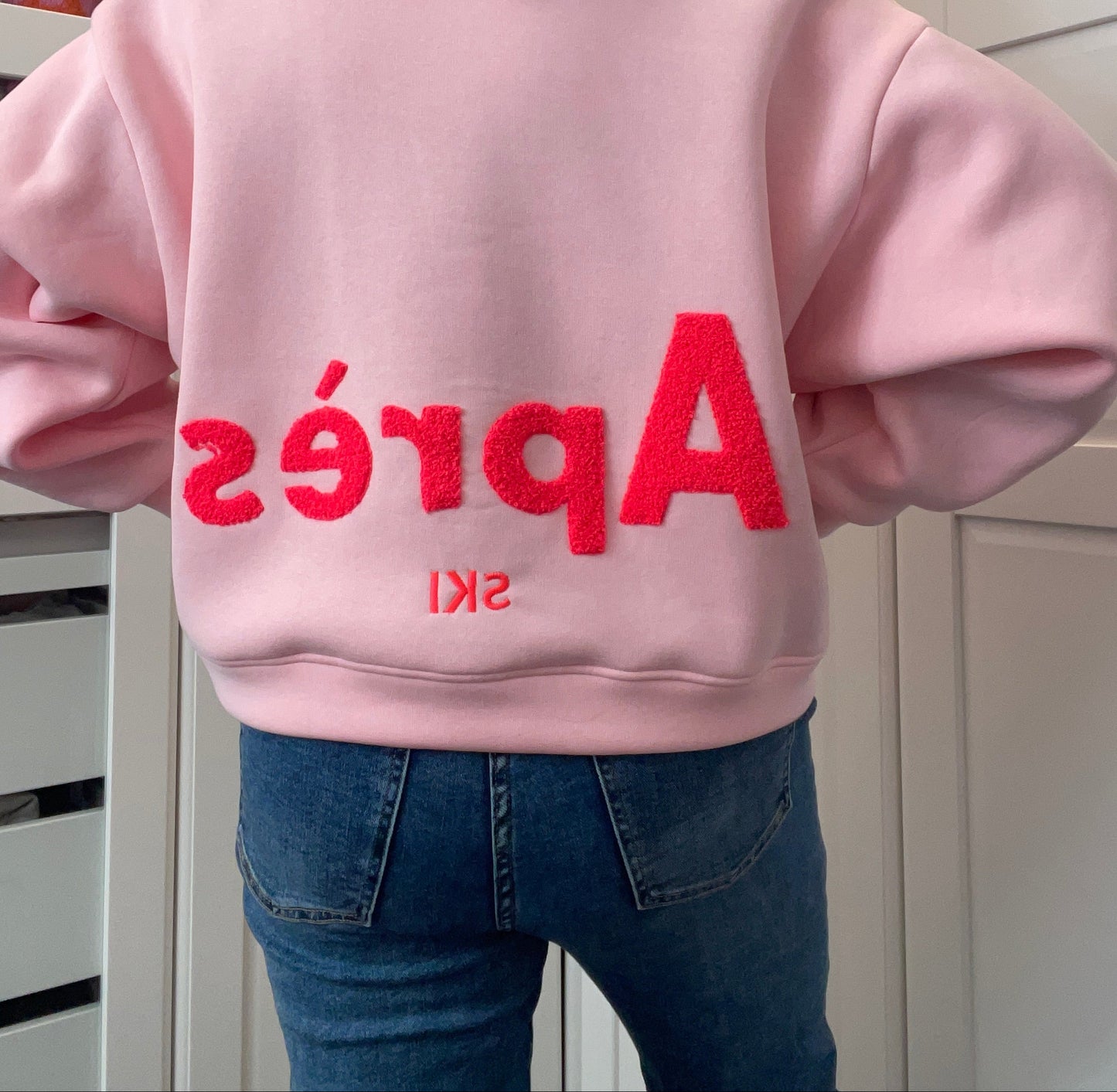 Après-ski sweater roze