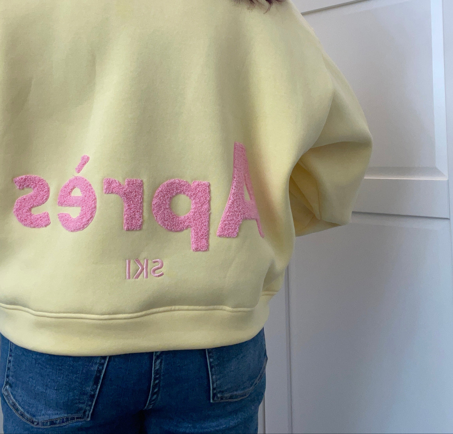 Après-ski sweater geel