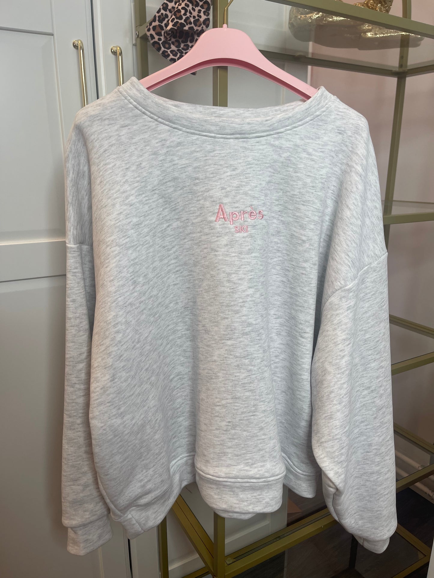 Après-ski sweater grijs