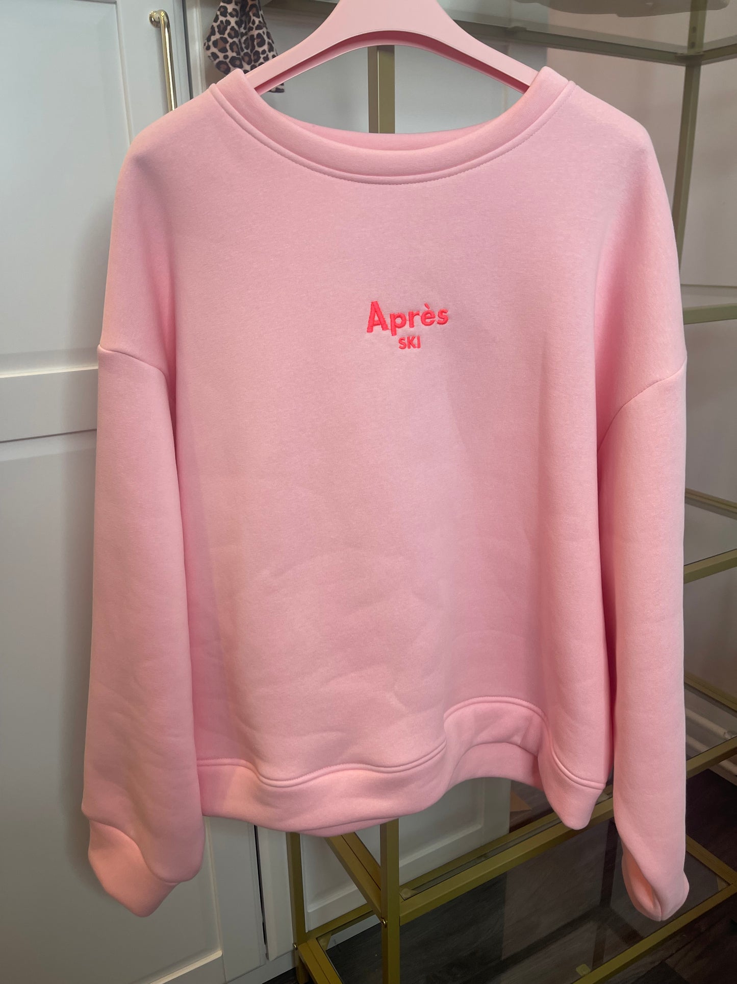 Après-ski sweater roze