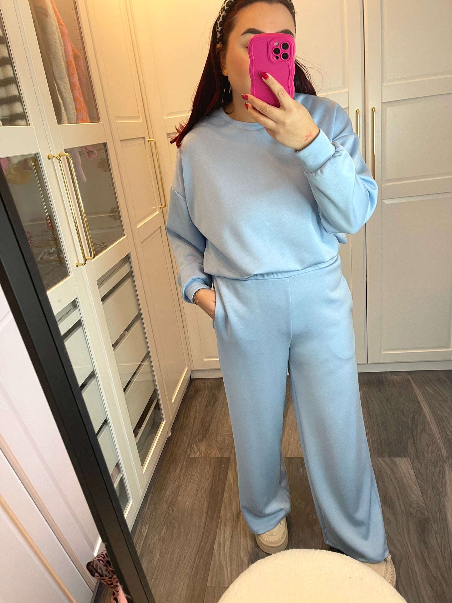 Tweedelig pak blauw