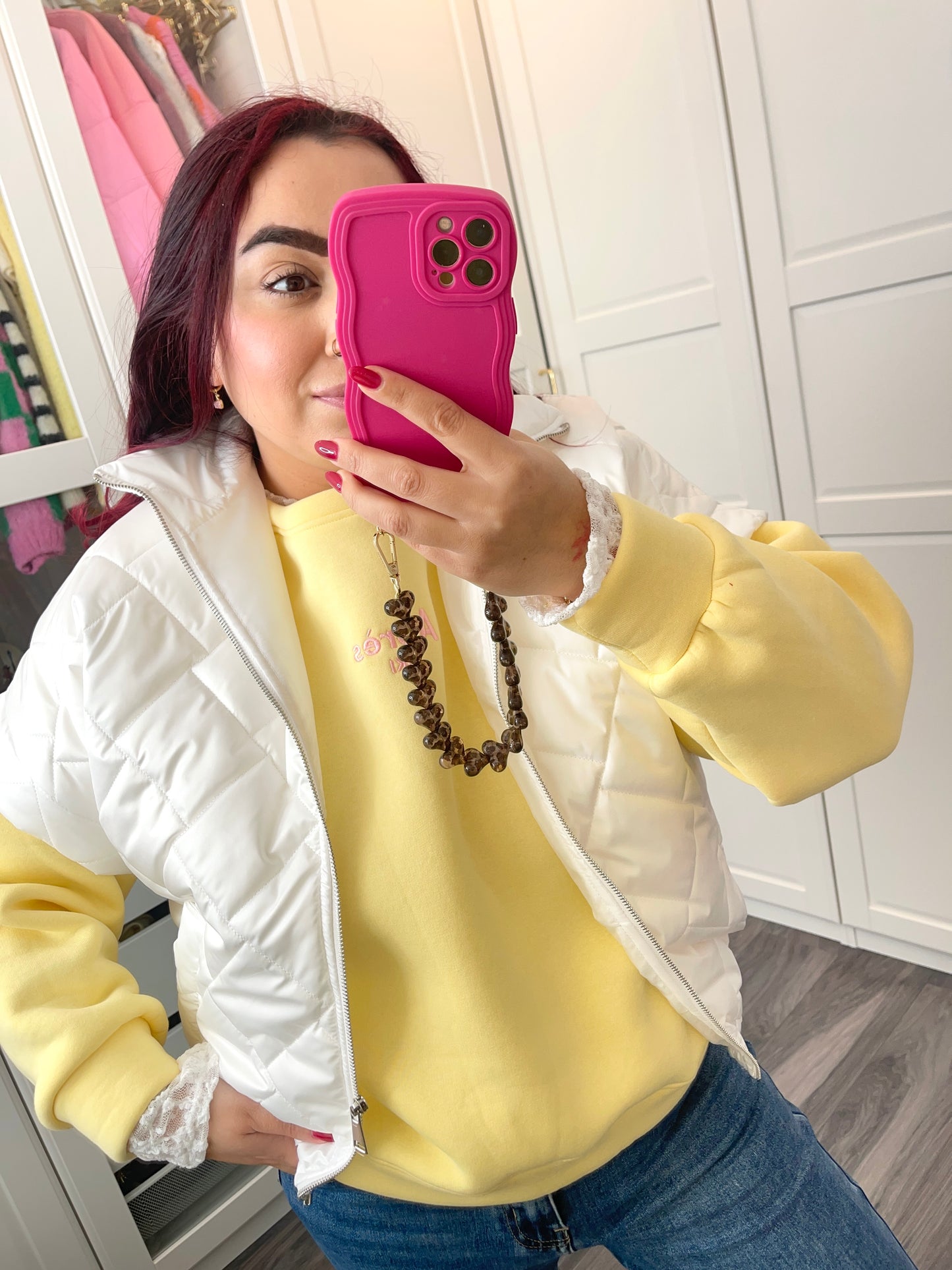 Bodywarmer wit
