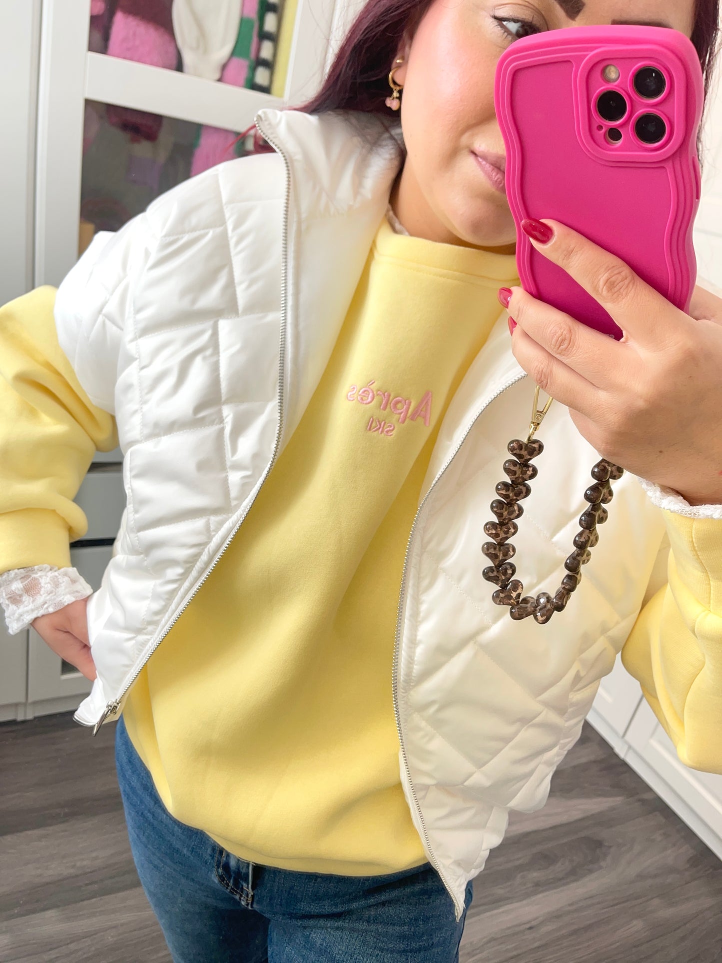 Bodywarmer wit